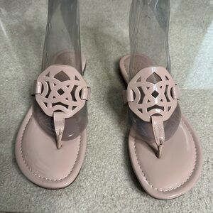 MICHAEL BY MICHAEL SHANNON BLUSH FLIP FLOP FLATS SANDALS SZ 7 1/2
